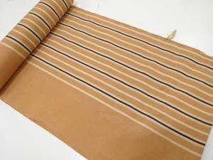 アンティーク　縞模様織り出し　着尺反物